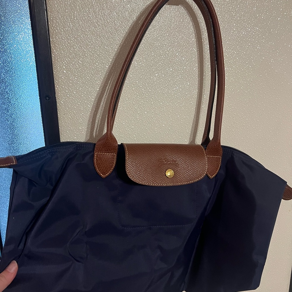 Longchamp Le Pliage Small Tote Navy Blue
